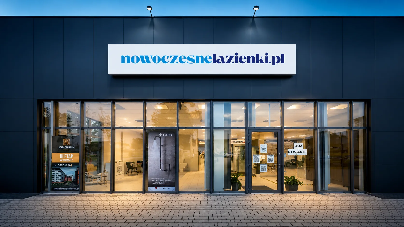 Showroom nowoczesnelazienki.pl przy ul. Przemysłowej 2